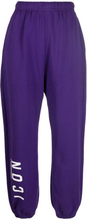 DSQUARED2 Trainingsbroek met logoprint Paars
