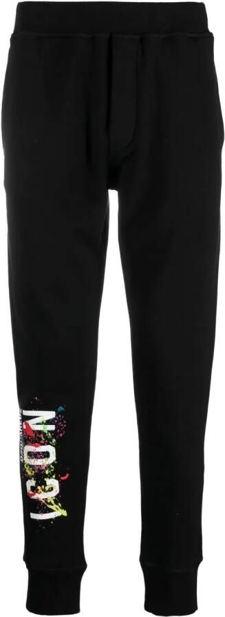 DSQUARED2 Trainingsbroek met logoprint Zwart