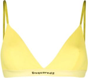 Dsquared2 Triangel bikini Geel