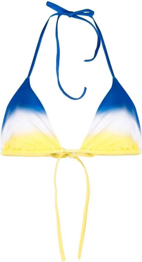 Dsquared2 Triangel bikinitop Blauw