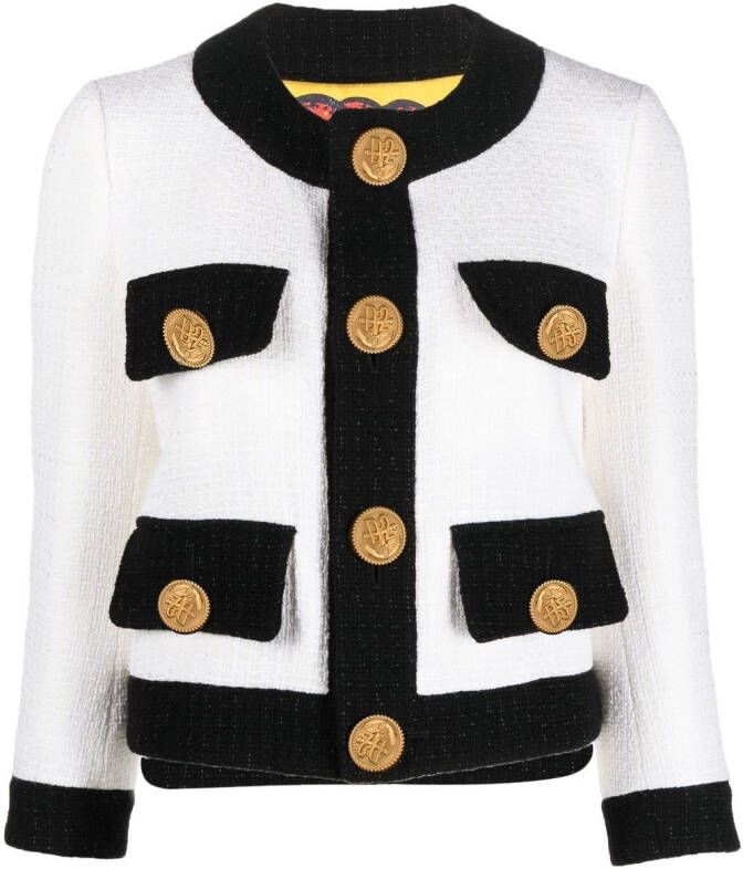 DSQUARED2 Tweed jack Wit