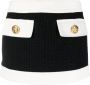 DSQUARED2 Tweekleurige mini-rok Zwart - Thumbnail 1