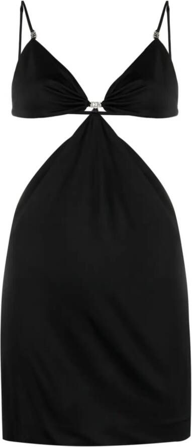 Dsquared2 Uitgesneden mini-jurk Zwart