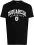 Dsquared2 University print short-sleeve T-shirt Zwart - Thumbnail 1