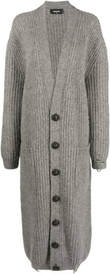 DSQUARED2 Vest met knopen Grijs