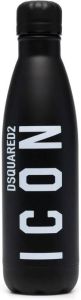 Dsquared2 Waterfles met logoprint Zwart