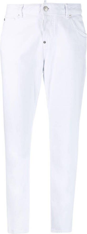Dsquared2 Cropped broek Wit