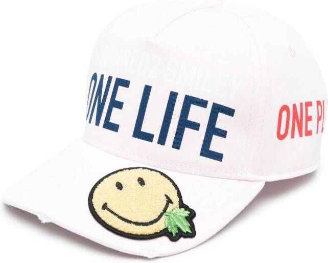 Dsquared2 x Smiley 'One Life One Planet' pet Roze