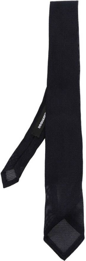 DSQUARED2 Zijden stropdas Blauw