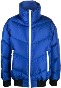 Dsquared2 zipped-up padded coat Blauw