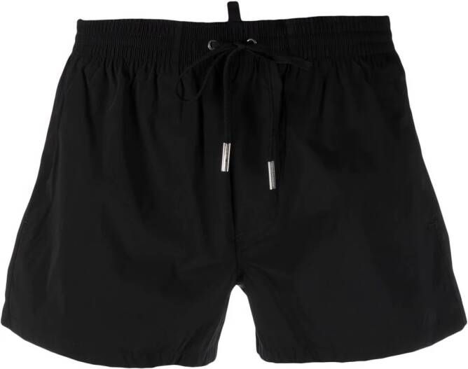 DSQUARED2 Zwembroek met logoprint Zwart - Foto 3