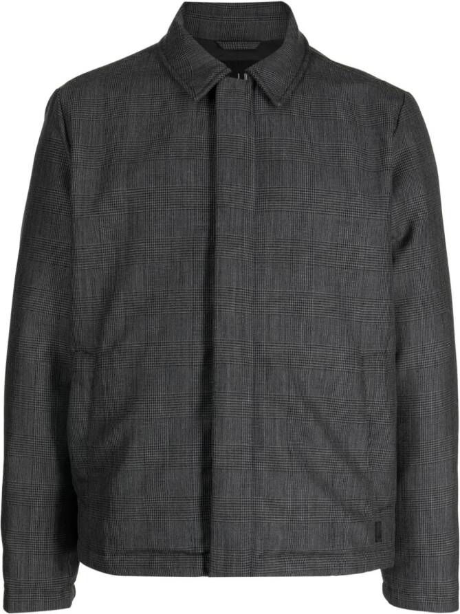 Dunhill Geruit shirtjack Grijs