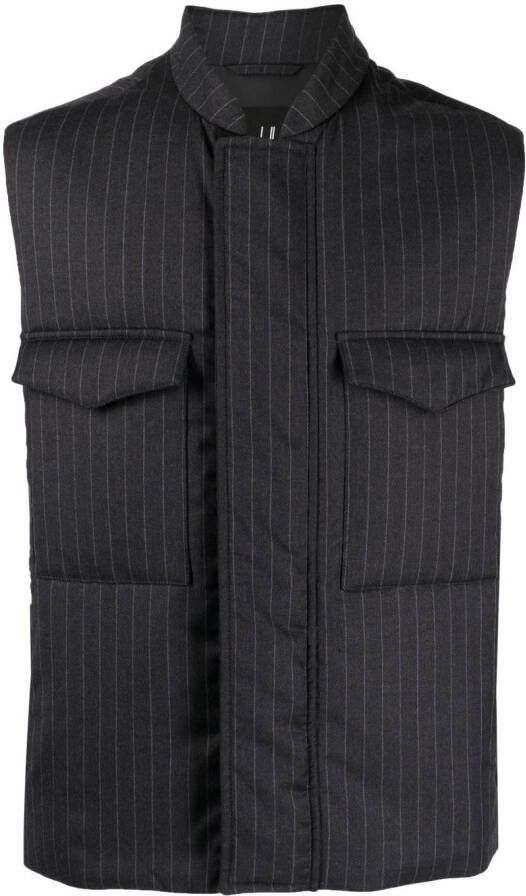 Dunhill Gestreepte bodywarmer Grijs