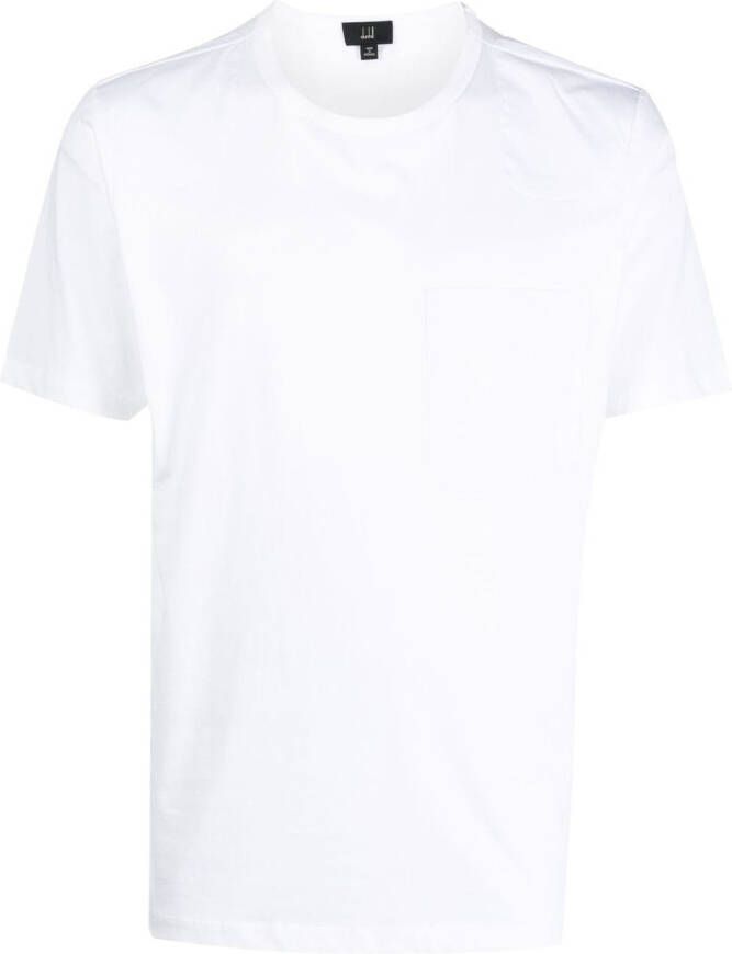 Dunhill T-shirt met opgestikte zak Wit
