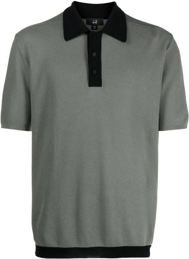 Dunhill Driekleurig poloshirt Groen