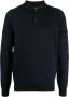 Dunhill Wollen poloshirt Blauw - Thumbnail 1