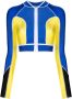 Duskii Cropped zwemtop Blauw - Thumbnail 1