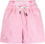 Duvetica Shorts met logo taille Roze - Thumbnail 1