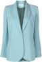 DVF Diane von Furstenberg Blazer met enkele rij knopen Blauw - Thumbnail 1