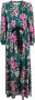 DVF Diane von Furstenberg Maxi-jurk met bloemenprint Groen - Thumbnail 1