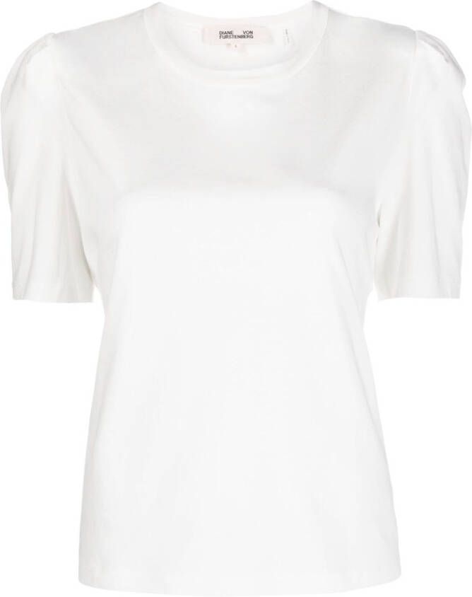 DVF Diane von Furstenberg Katoenen T-shirt Wit
