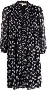 DVF Diane von Furstenberg Mini-jurk met print Zwart