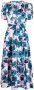 DVF Diane von Furstenberg Midi-jurk met bloemenprint Roze - Thumbnail 1