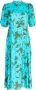 DVF Diane von Furstenberg Midi-jurk met print Blauw - Thumbnail 1