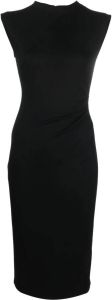 DVF Diane von Furstenberg Mouwloze jurk Zwart