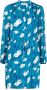 DVF Diane von Furstenberg Sonoya printed shirtdress Blauw - Thumbnail 1