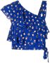 DVF Diane von Furstenberg Top met abstracte print Blauw - Thumbnail 1