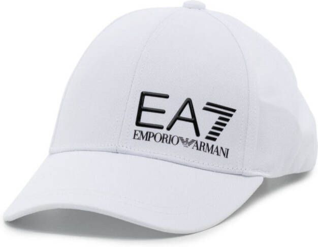 Ea7 Emporio Armani Pet met geborduurd logo Wit