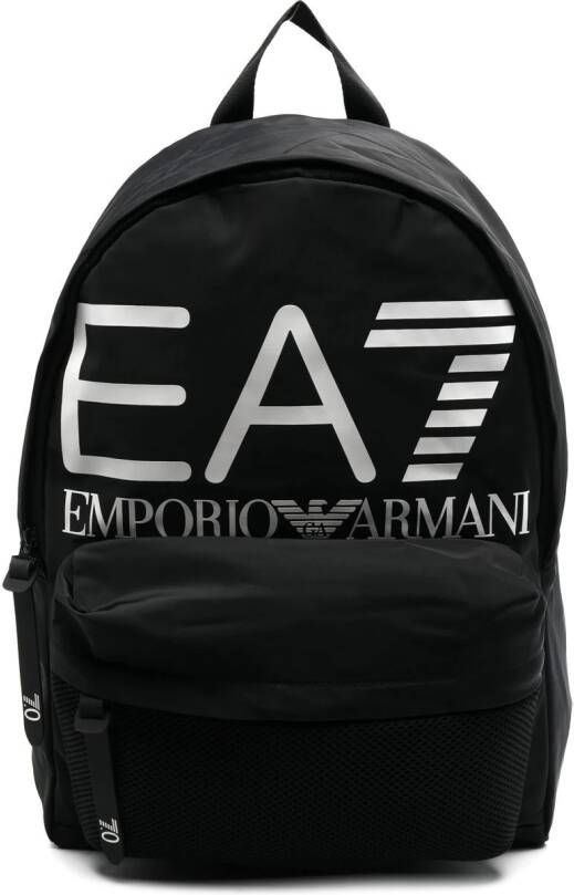 Ea7 Emporio Ar i Rugzak met logoprint Zwart