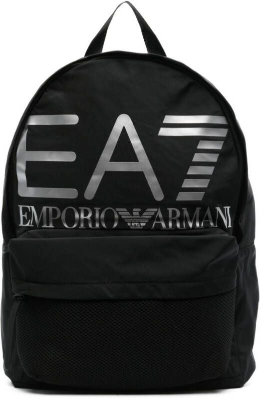Ea7 Emporio Ar i Rugzak met logoprint Zwart