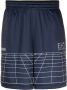 Ea7 Emporio Armani Shorts met logoprint Blauw - Thumbnail 1