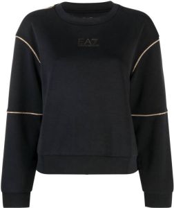Ea7 Emporio Armani Sweater met ronde hals Zwart