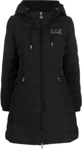 Ea7 Emporio Armani Gewatteerde jas Zwart