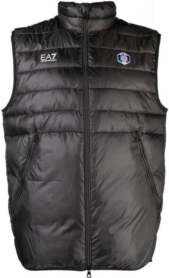 Ea7 Emporio Armani Gewatteerd jack Grijs