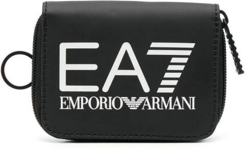 Ea7 Emporio Armani Portemonnee met logoprint Zwart