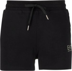 Ea7 Emporio Armani Shorts met elastische taille Zwart