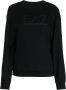 Ea7 Emporio Armani Sweater met logoprint Zwart - Thumbnail 1