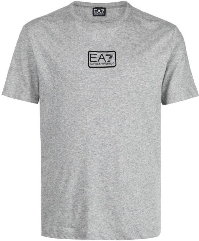 Ea7 Emporio Armani T-shirt met logo Grijs