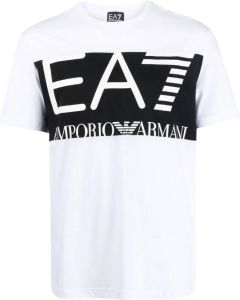 Ea7 Emporio Armani T-shirt met logo Wit