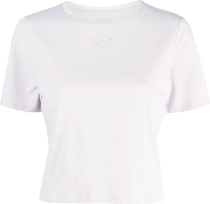 Ea7 Emporio Armani T-shirt met logoprint Grijs