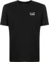 Ea7 Emporio Armani T-shirt met logoprint Zwart - Thumbnail 1