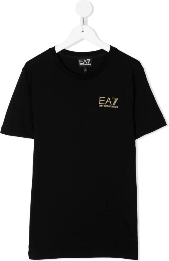 Ea7 Emporio Ar i T-shirt met logoprint Zwart
