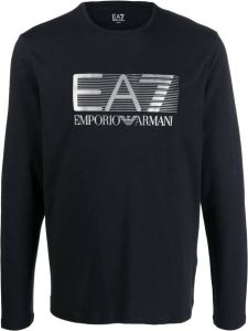 Ea7 Emporio Armani T-shirt met print Blauw