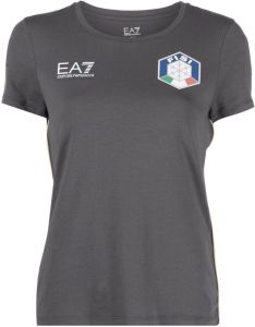 Ea7 Emporio Armani T-shirt met print Grijs