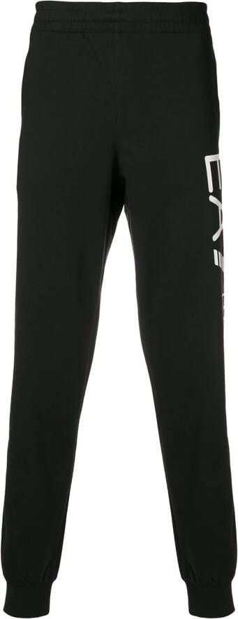 Ea7 Emporio Armani trainingsbroek met logo Zwart