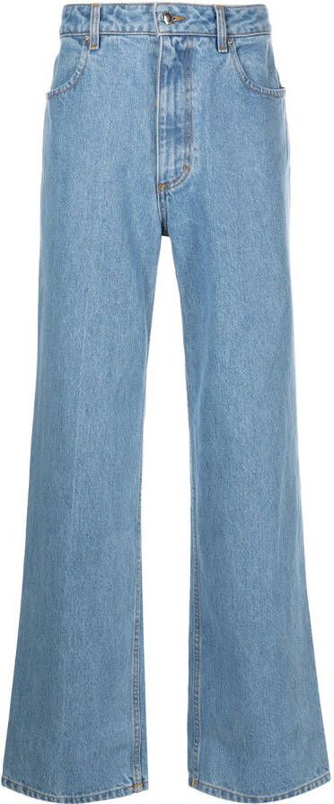 Eckhaus Latta Jeans met wijde pijpen Blauw